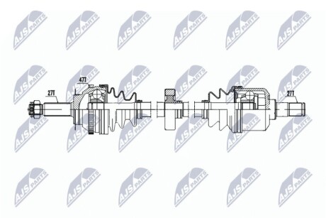 ПОЛУОСЬ NTY NPW-HY-607