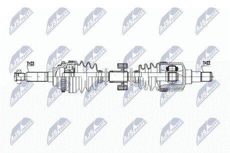 ПОЛУОСЬ NTY NPW-DW-051