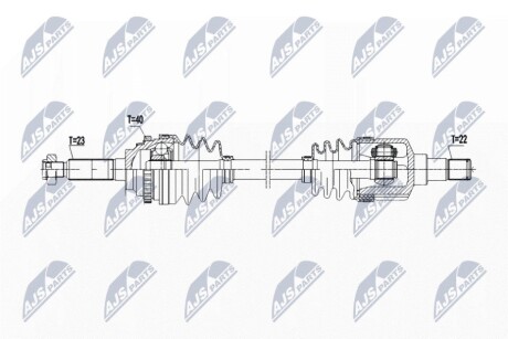 ПОЛУОСЬ NTY NPW-DW-053