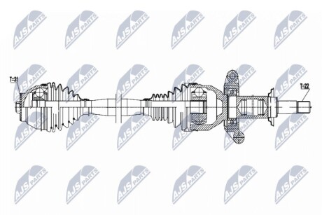 ПОЛУОСЬ NTY NPW-BM-183