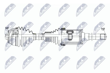 ПОЛУОСЬ NTY NPW-BM-178