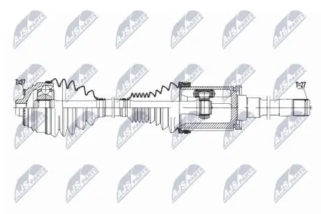 ПОЛУОСЬ NTY NPW-BM-178