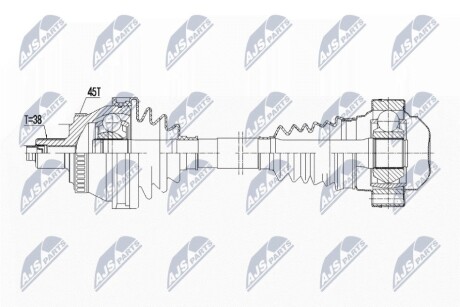 ПОЛУОСЬ NTY NPW-AU-046