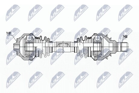 ПОЛУОСЬ NTY NPW-BM-175