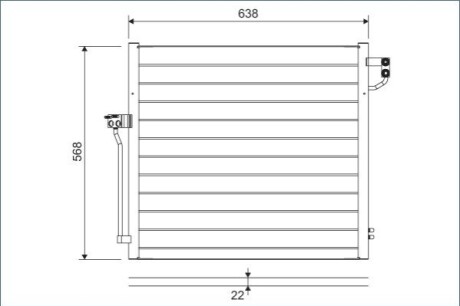 Радиатор Valeo 822623