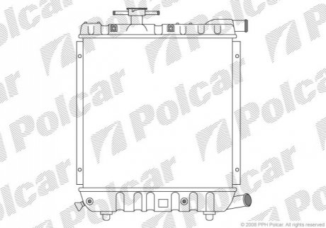 Радіатор охолодження Polcar 240008-2