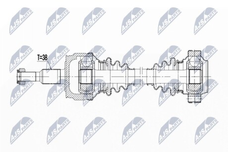 ПОЛУОСЬ NTY NPW-VW-189