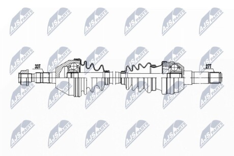 ПОЛУОСЬ NTY NPW-PL-139