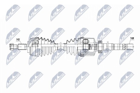 ПОЛУОСЬ NTY NPW-RE-185