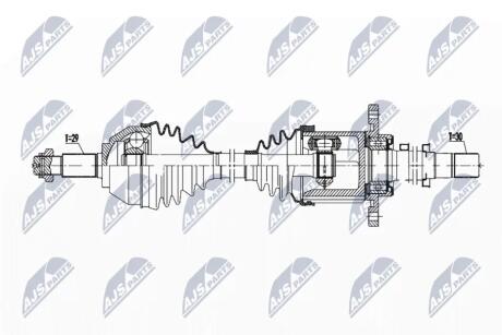 ПОЛУОСЬ NTY NPW-NS-163