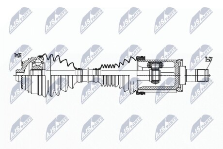 ПОЛУОСЬ NTY NPW-BM-179