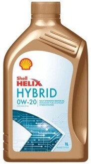 Олива двигуна 1L Helix Hybrid 0W-20 SHELL 550056722