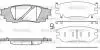 Колодки гальмівні дискові задні Lexus Rx (agl2_, ggl2_) 3.5 15- (P17363.10) WO WOKING P1736310 (фото 1)