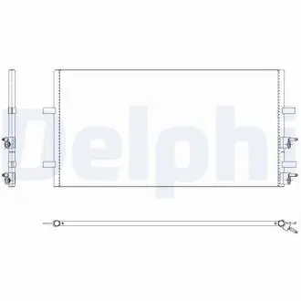 Радiатор кондицiонера Delphi TSP0225640