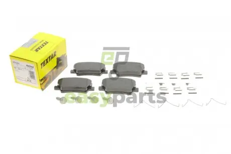 Колодки гальмівні (задні) Volvo XC40 17- Q+ TEXTAR 2051001