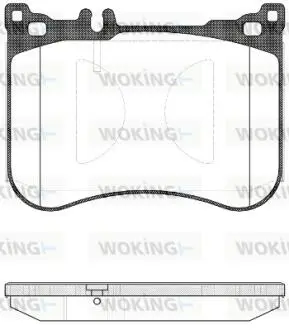 Колодки гальмівні дискові передні Mercedes-benz S-class 2.1 13-,Mercedes-benz WOKING P1434300
