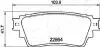Гальмівнi колодки дисковi задні Citroen C4 Aircross Mazda 6, 6/Kombi Mitsubishi Asx, Eclipse, Outlander Iii Peugeot 4008 1.5-3.0 02.10- ASHIKA 51-05-515 (фото 2)