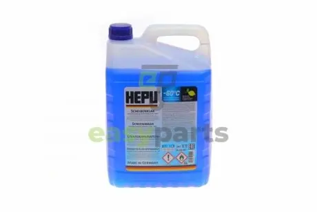 Омивач скла зима (5L) (-60°C) (1:1 -20°C) HEPU SK-C60-005