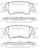Гальмівні колодки зад. Hyundai i30/i40 11-/Kia Cee'd 1.6-3.3 12- (akebono) WOKING P12623.52 (фото 1)