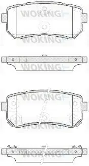 Гальмівні колодки зад. Accent/Ceed/Cerato/Creta/i20 (05-21) WOKING P13093.42