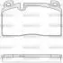 Гальмівні колодки пер. Audi A6/A7/Q5 10- (Brembo) WOKING P14273.00 (фото 1)