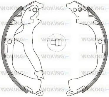 Тормозные колодки зад. VW Amarok 10- WOKING Z4648.00