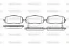 Гальмівні колодки пер. Kia Picanto/Hyundai i10 04- (mando) WOKING P10333.02 (фото 1)