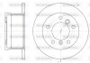Гальмівний диск зад. Sprinter 308-316 96-06 (16mm) WOKING D6566.00 (фото 1)