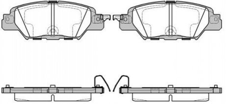 Тормозные колодки зад. Mazda CX5 2.0-2.5 12- WOKING P17773.00 (фото 1)