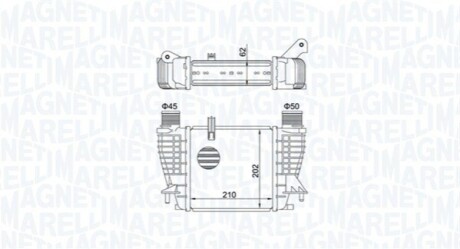 Радіатор наддуву MAGNETI MARELLI MST471 (фото 1)