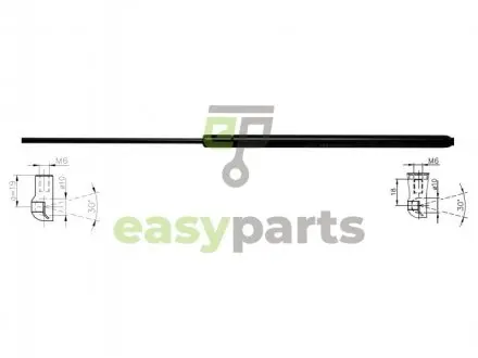 Амортизатор багажника STARLINE 12.59.804