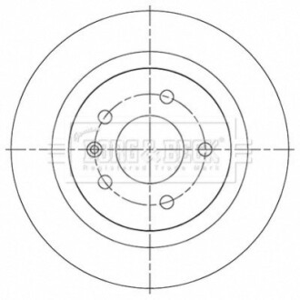 Гальмiвнi диски BORG & BECK BBD5501