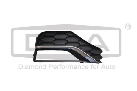 Рамка противотуманной фары левой VW Amarok (10-) с хром.вставкой D DPA 88071868502