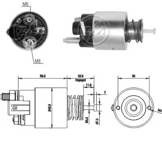 Втягуюче реле стартера ZM ZM261