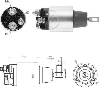 Втягивающее реле стартера ZM ZM9381