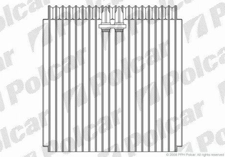 Випарник Polcar 8176P81