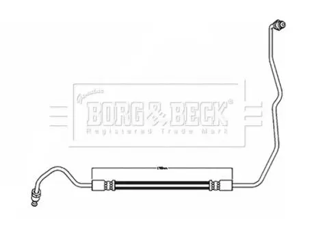 Гальмiвний шланг заднiй, правий BORG & BECK BBH8597
