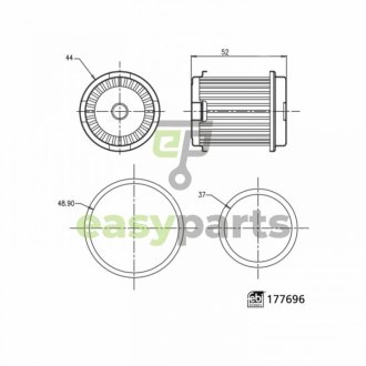 Фільтр масляний FEBI BILSTEIN 177696