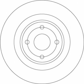 - Гальмівний диск TRW DF6974