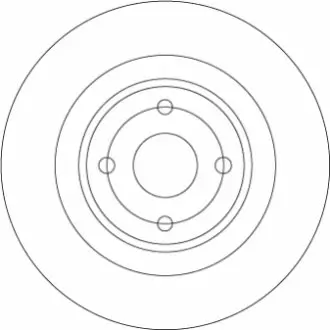 - Гальмівний диск TRW DF6974