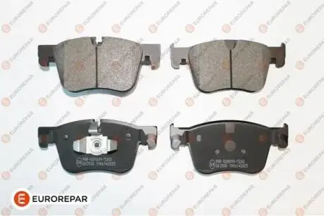 К-т передніх гальмівних колодок CITROEN BERLINGO, BERLINGO/MINIVAN, C4 GRAND PICASSO II, C4 PICASSO II, C4 SPACETOURER, C5 AIRCROSS DS DS 7 OPEL COMBO TOUR / LIFE, COMBO/MINIVAN 1.2-2.0D 02.13- Eurorepar 1667817080