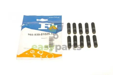 Шпилька колектора випускного Audi/Fiat/Man/MB/Opel/Volvo (M10x1.5x12/M10x1.5x25) (к-кт 10шт) Fischer Automotive One (FA1) 985-939-81025.10