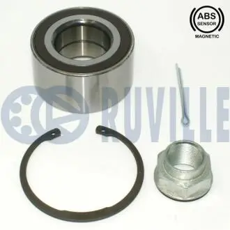 OPEL підшипник маточини (з кільцем ABS) Meriva 10-,Chevrolet Aveo 11- RUVILLE 221625