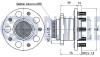 HYUNDAI маточина заднього колеса з ABS Elantra 00-, i30, KIA Ceed 06- RUVILLE 221322 (фото 2)