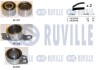 RUVILLE К-т ГРМ (2 ремня+3 ролика+крепеж) LANDROVER Freelander 2,0DI -06 550151