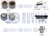 RUVILLE VW рем.к-кт ГРМ з помпою води T5 1.9TDI, Touran -10, Polo 01- 5500612