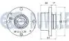 FIAT Подшипник ступицы TEMPRA /TIPO 1,1-1,9 TD без ABS задний RUVILLE 220329 (фото 2)