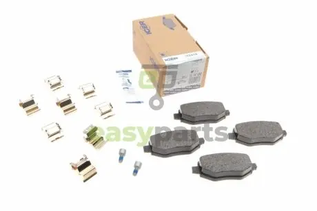 Колодки гальмівні (задні) Citroen C4 20-/Peugeot 2008/208/Opel Corsa F 19-/Mokka 20- ICER 182418