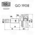 ШРУС Toyota Corolla E120 (01-)/Corolla E150 (07-) 1.8i MT(н26/вн24/abs48) (наруж Trialli GO1908 (фото 3)