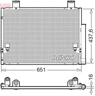 Радиатор кондиционера DENSO DCN50057